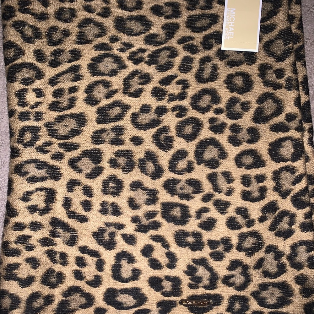 Michael Kors Leopard Scarf